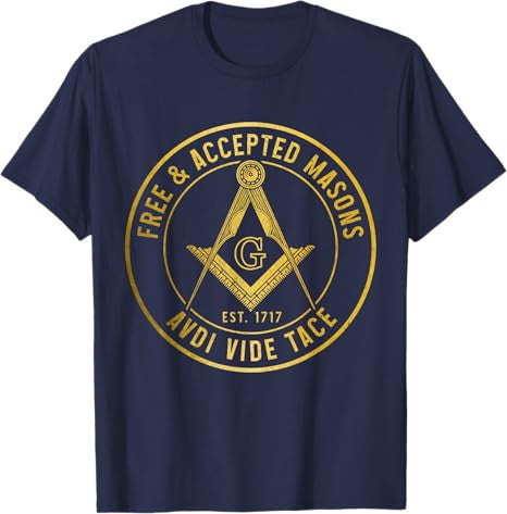 Masonic Symbol Square & Compass T-Shirt - FUKAMASONIC