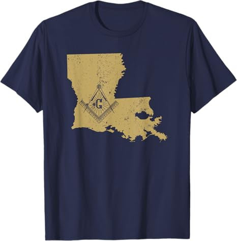 The Freemason Louisiana Shirt With Masonic Symbol - FUKAMASONIC