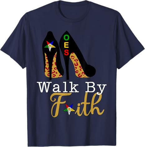 OES High Heels Platform Leopard Sisters Star Walk By Faith T-Shirt