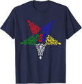 OES Leaves Pattern Colors the Eastern Star Thanksgiving T-Shirt - FUKAMASONIC