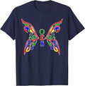OES Butterfly Order of the Eastern Star Mother's Christmas T-Shirt - FUKAMASONIC
