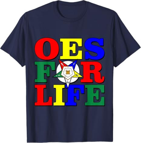 OES For Life OES Star Sisters Eastern Star Parents' Day T-Shirt - FUKAMASONIC