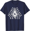 Masonic Square And Compasses Design T-Shirt - FUKAMASONIC