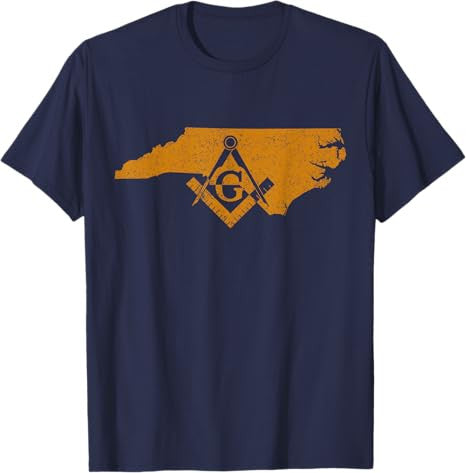 North Carolina Masons Grand Lodge Freemason Fathers Day T-Shirt - FUKAMASONIC