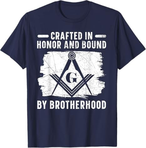 Masonic Freemason Square Compass Fraternal T-Shirt - FUKAMASONIC