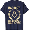 Freemason Masonic Fraternal Square and Compass T-Shirt - FUKAMASONIC