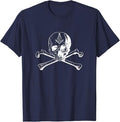 Masonic skull and bones square compass symbol - Freemason T-Shirt - FUKAMASONIC