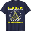 Freemason Masonic Fraternal Square & Compass Symbol T-Shirt - FUKAMASONIC