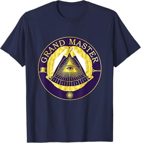 Masonic Grandmaster Master Mason Lodge Gavel Grand Freemason T-Shirt - FUKAMASONIC
