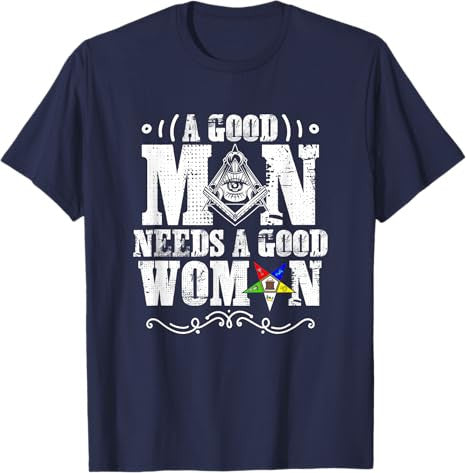 Freemasons OES Woman Masonry Freemasonry Masonic Freemason T-Shirt - FUKAMASONIC