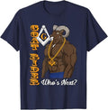 Masonic Freemason Goat Rider Mason Who's Next T-Shirt - FUKAMASONIC