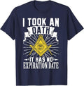 Masonic Freemasonry Fraternal Square Compass I Took An T-Shirt - FUKAMASONIC