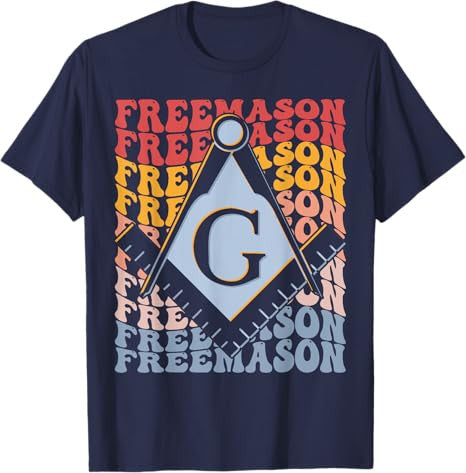 Freemason Groovy Masonic Freemasonry T-Shirt - FUKAMASONIC