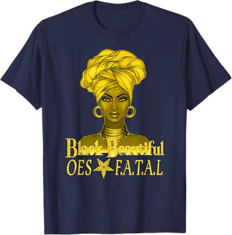 Order Of The Eastern Star OES Ring Diva Black Beautiful T-Shirt - FUKAMASONIC