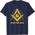 Freemasonry Freemason Conspirazy -Entered -Passed-Raised T-Shirt - FUKAMASONIC