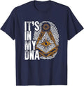 It's In My Dna Masonry Freemasonry Masonic Freemason T-Shirt - FUKAMASONIC
