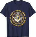 Freemason Meet Upon the Level Part Upon The Square Masonic T-Shirt - FUKAMASONIC