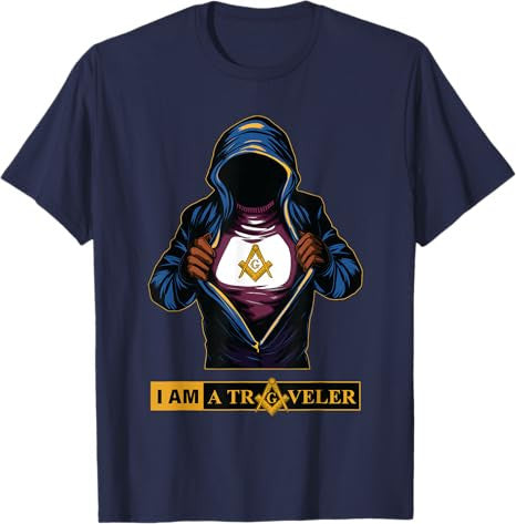 Masonic Freemason I am a Traveler Mason T-Shirt - FUKAMASONIC