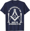 Mason Freemason Masonic Symbol Square & Compass T-Shirt - FUKAMASONIC