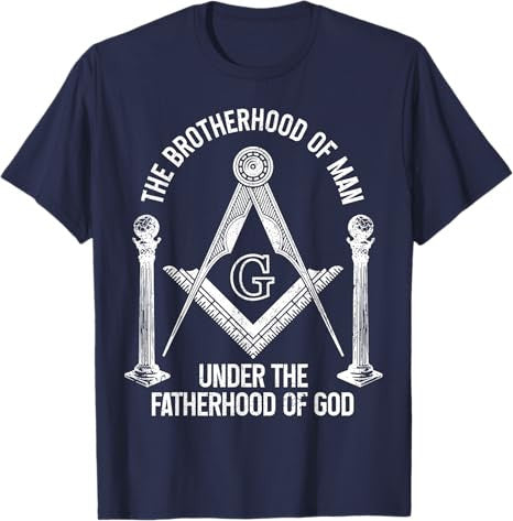 Mason Freemason Masonic Symbol Square & Compass T-Shirt - FUKAMASONIC