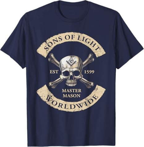 Sons Of Light Worldwide Freemasons T Shirt - FUKAMASONIC