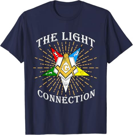OES Masons The Light Connection Worthy Patron Parents' Day T-Shirt - FUKAMASONIC