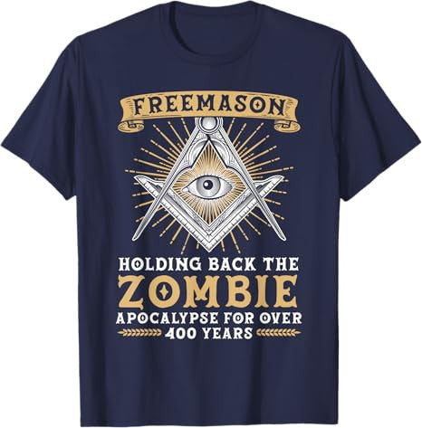 Freemason Square and Compass Masonic Fraternal T-Shirt - FUKAMASONIC
