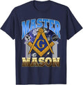 Masonic Pillars Master Mason Lodge Freemason Ring Trowel Bro T-Shirt - FUKAMASONIC