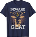 Beware Of The Goat Illuminati Believer Freemason T-Shirt - FUKAMASONIC