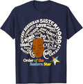 OES Sister Afro PHA Queen Order the Eastern Star Christmas T-Shirt - FUKAMASONIC