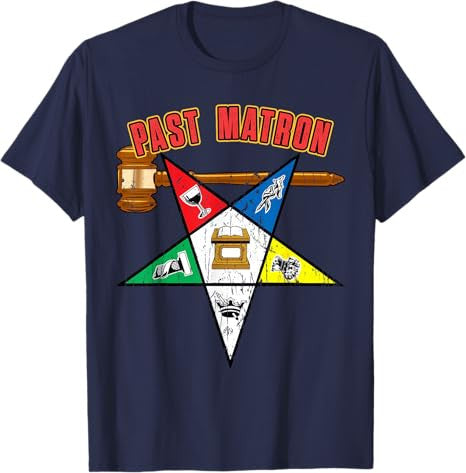 OES Past Matron Vintage Order of Eastern Star Thanksgiving T-Shirt - FUKAMASONIC