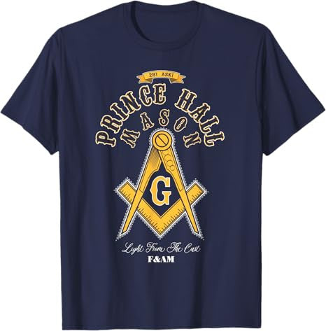 Prince Hall Mason Light From The East F&AM Father's Day T-Shirt - FUKAMASONIC