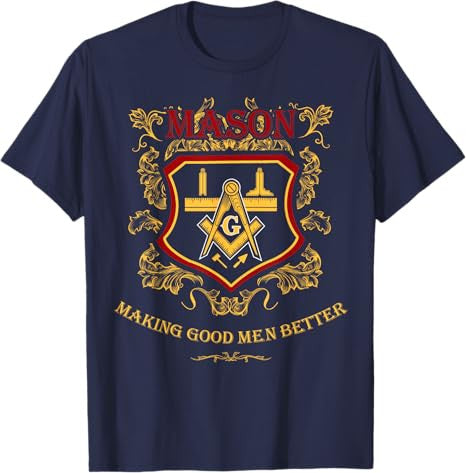 Masonic Greats Making Good Mason Better Father's Day T-Shirt - FUKAMASONIC
