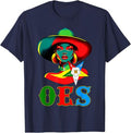 OES Black Sister Floppy Hat Eastern Star Women's Equality T-Shirt - FUKAMASONIC
