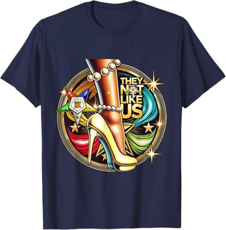 They Ain't Us OES Pearl High Heels Platform Yellow Sisters T-Shirt - FUKAMASONIC