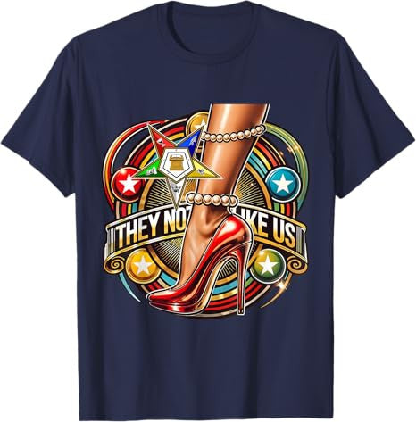 They Ain't Us OES Pearl High Heels Platform Red Sisters T-Shirt - FUKAMASONIC
