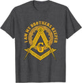 Brother Keepers Protect Compass Masonic Gift T-Shirt - FUKAMASONIC