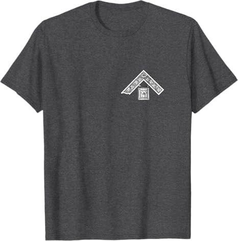 Masonic past master jewel symbol - Master mason Freemasonry T-Shirt - FUKAMASONIC