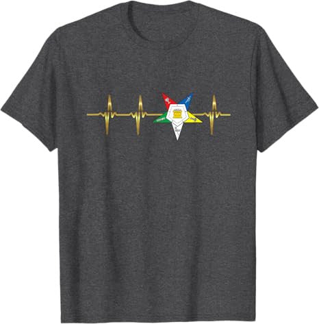 OES shirts for women logo - heartbeat EKG pulse t-shirt - FUKAMASONIC