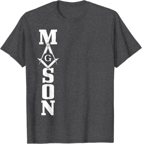 Mason Square & Compass Masonic Symbol Freemason T-Shirt - FUKAMASONIC