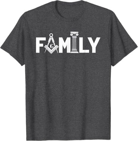 Freemason Wife Square & Compass Masonic Fraternal T-Shirt - FUKAMASONIC
