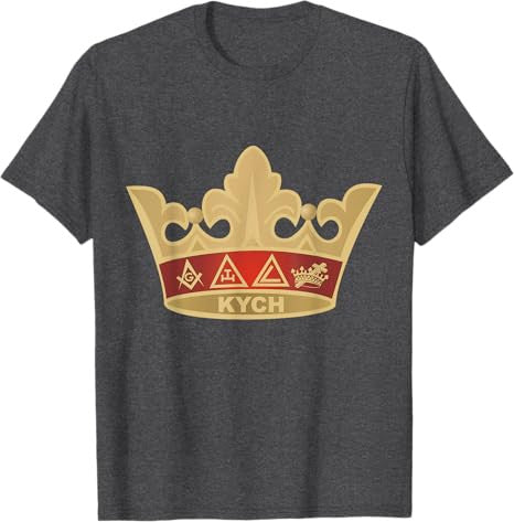 Knight York Cross Honor KYCH Masonic York Rite Mason Honour T-Shirt - FUKAMASONIC