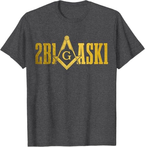 Freemason 2B1ASK1 Mason Masonic Square & Compass T-Shirt - FUKAMASONIC