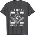 Freemasonry Strength Prevails Proud Masonic T-Shirt - FUKAMASONIC