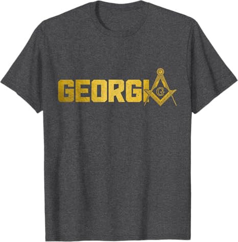 Georgia Mason Atlanta Freemason Masonic Square & Compass T-Shirt - FUKAMASONIC