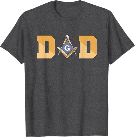 DAD Masonic Sign Father's Day Gift Freemasonry T-Shirt - FUKAMASONIC