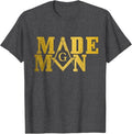 Mason Made Man Masonic Square & Compass T-Shirt - FUKAMASONIC