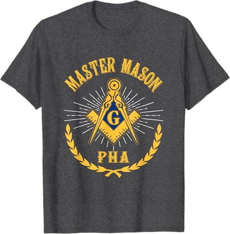 Greats Masonic Prince Hall PHA Master Mason Father's Day T-Shirt - FUKAMASONIC