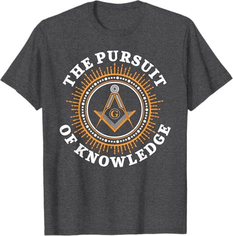 Masonic Freemason Fraternal Square & Compass T-Shirt - FUKAMASONIC