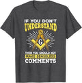 Freemason Quotes Masonry Masonic Freemasons Freemasonry T-Shirt - FUKAMASONIC